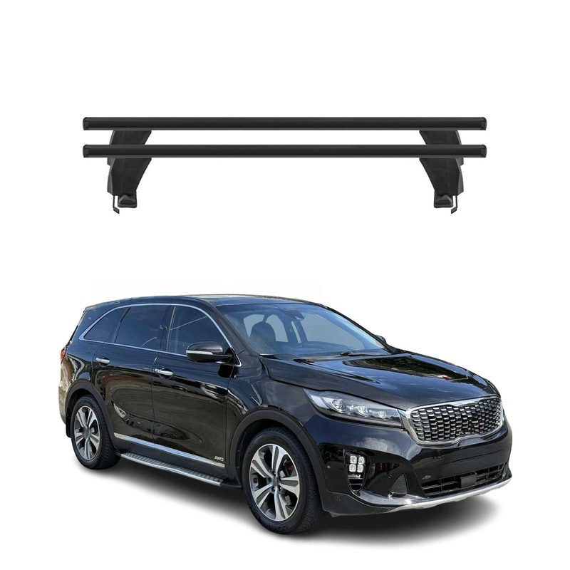 2019-2020 Kia Sorento Roof Rack Cross Bars Black