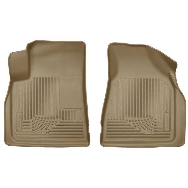 Husky FloorLiners 1ra fila beige Traverse 09-16