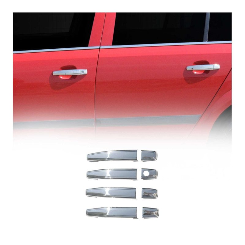 2010-2014 Buick Regal LaCrosse Car Door Handle Cover Protector Stainless Steel Chrome 8 Pcs