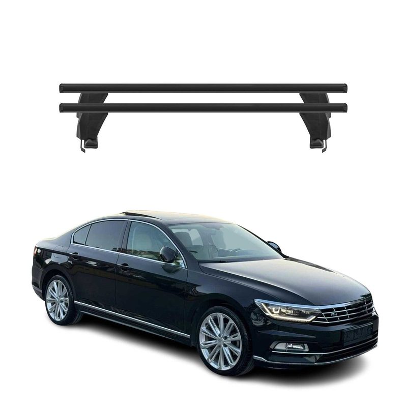 2015-2022 VW Passat B8 Roof Rack Cross Bars Black