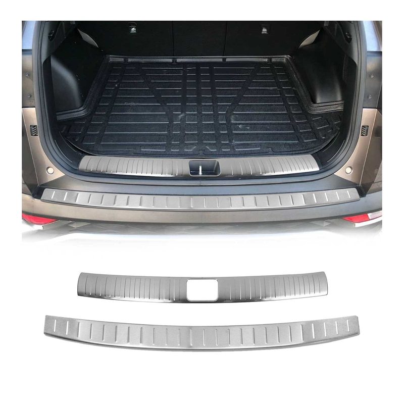 Rear Bumper Guard & Trunk Sill Cover Set for Hyundai Tucson III 2016-2018 Pre-FL