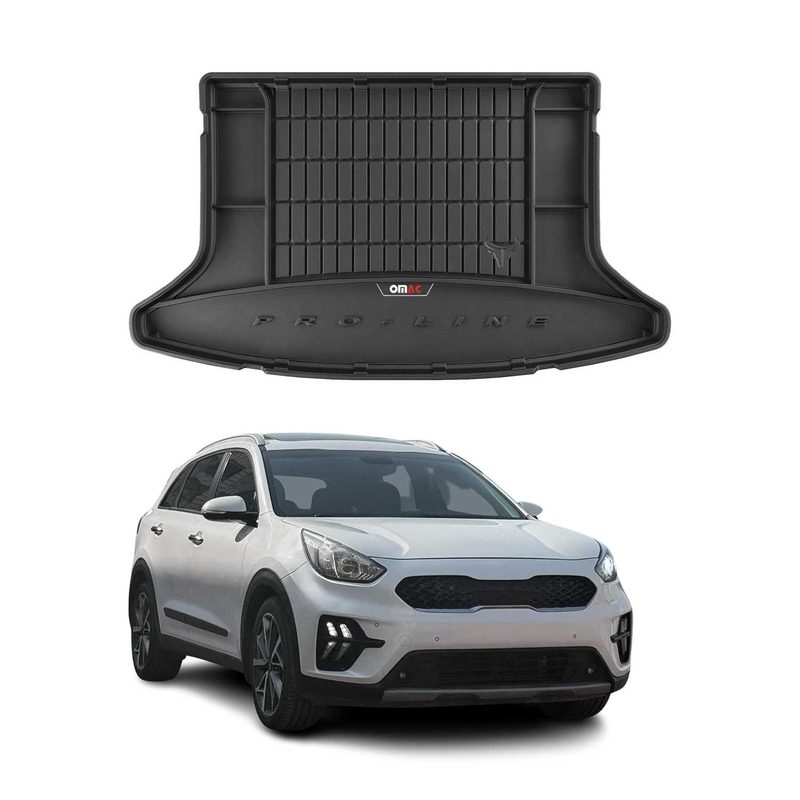 2017-2022 Kia Niro 1.gen Hybrid Premium Cargo Liner Trunk Mat All Weather Heavy Duty without subwoofer