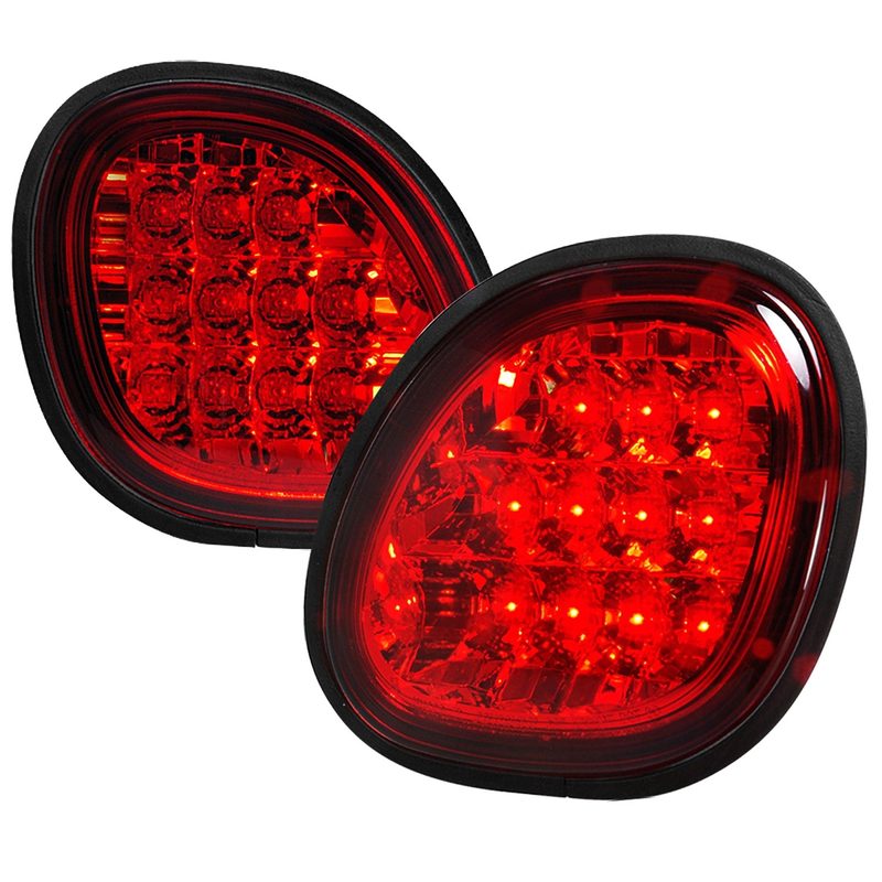 1998-2005 Lexus GS300/GS400/GS430 LED Trunk Lights Chrome Housing/Red Lens