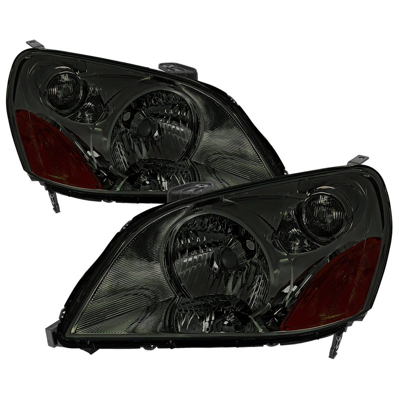 2003-2005 Honda Pilot Factory Style Headlight Chrome Housing/Smoke Lens
