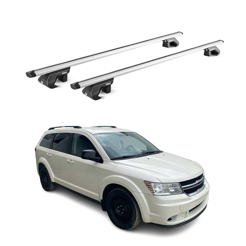 2009-2011 Dodge Journey Roof Rack Cross Bars Silver