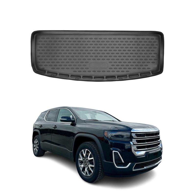 2017-2023 GMC Acadia Cargo Liner Trunk Mat All Weather Behind 3rd Row Black
