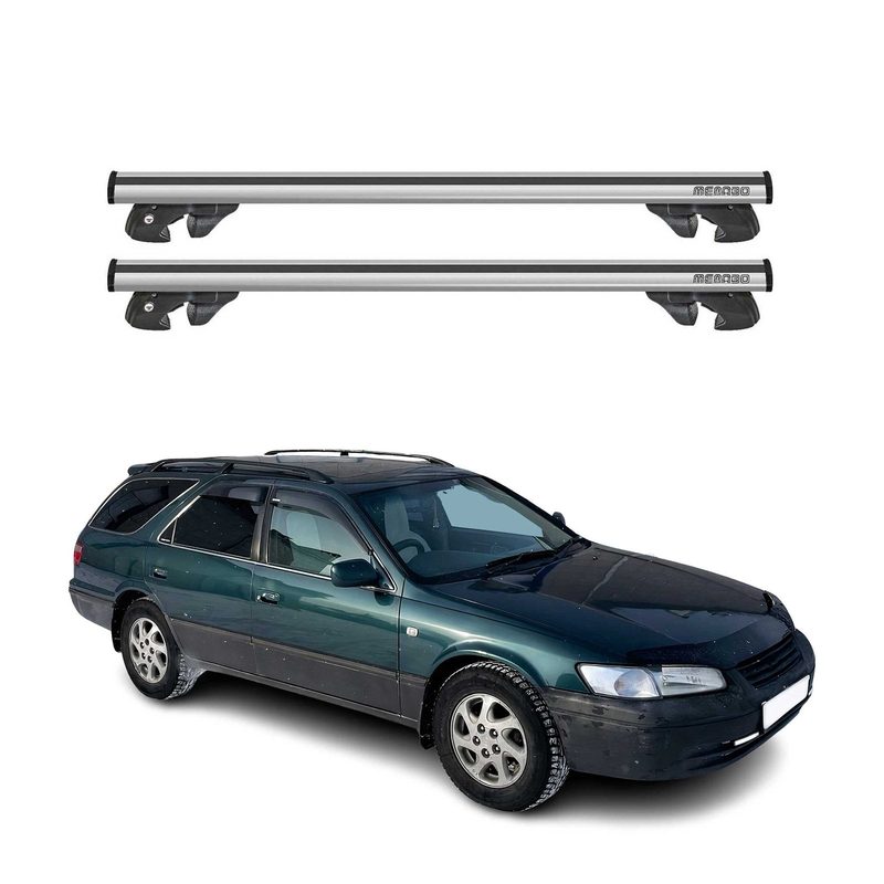 1991-2001 Toyota Camry Roof Rack Cross Bars Silver