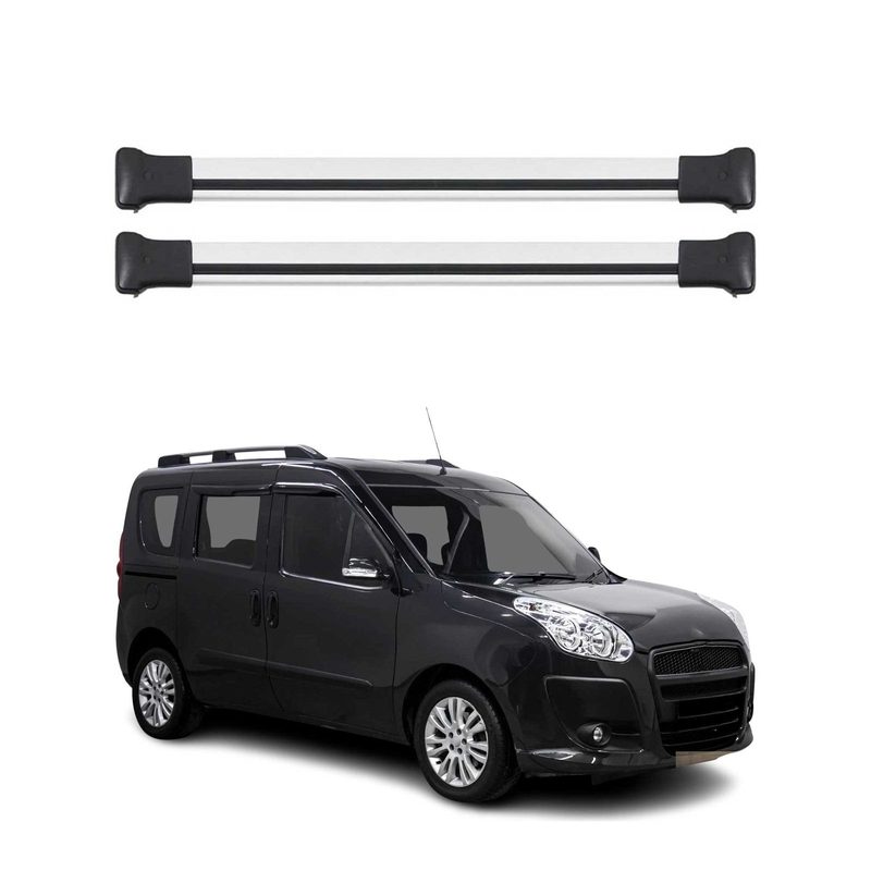 2015-2022 RAM ProMaster City Roof Rack Cross Bars Silver