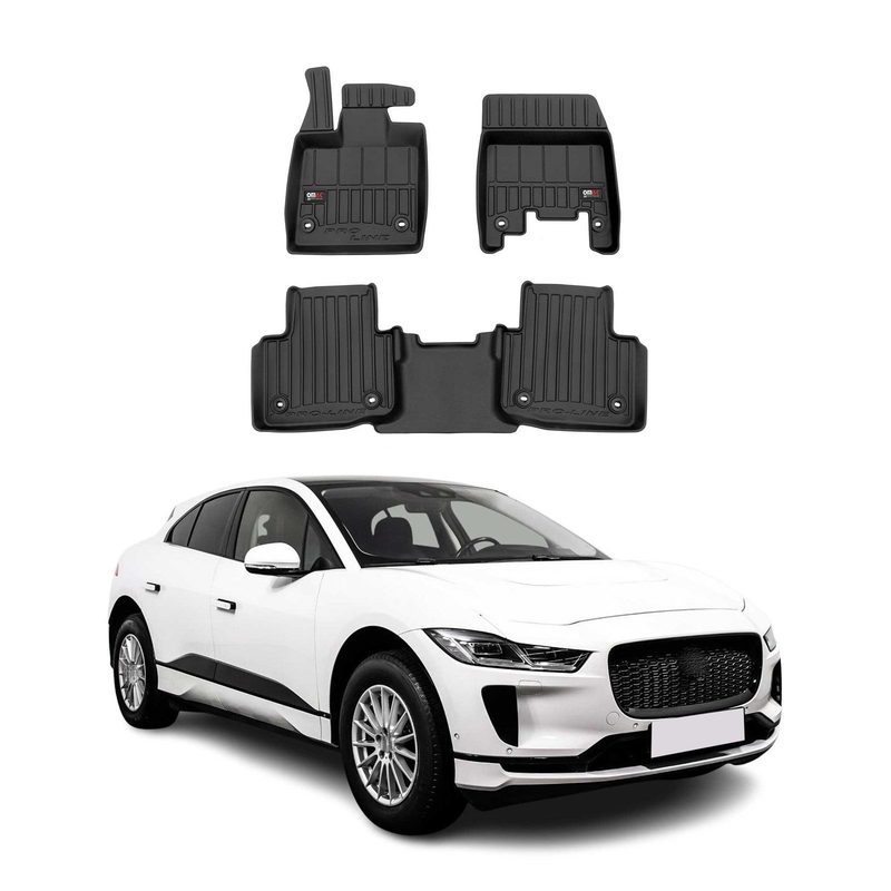 2019-2024 Jaguar I-Pace Premium Floor Mats Liners Full Set All Weather Heavy Duty