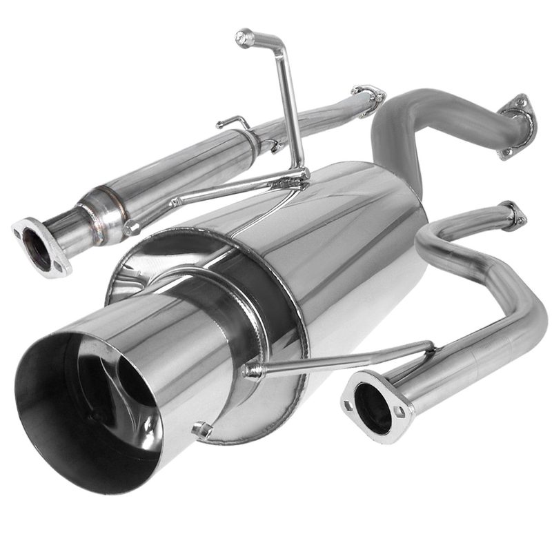 1992-2000 Honda Civic T-304 Stainless Steel N1 Style Catback Exhaust System