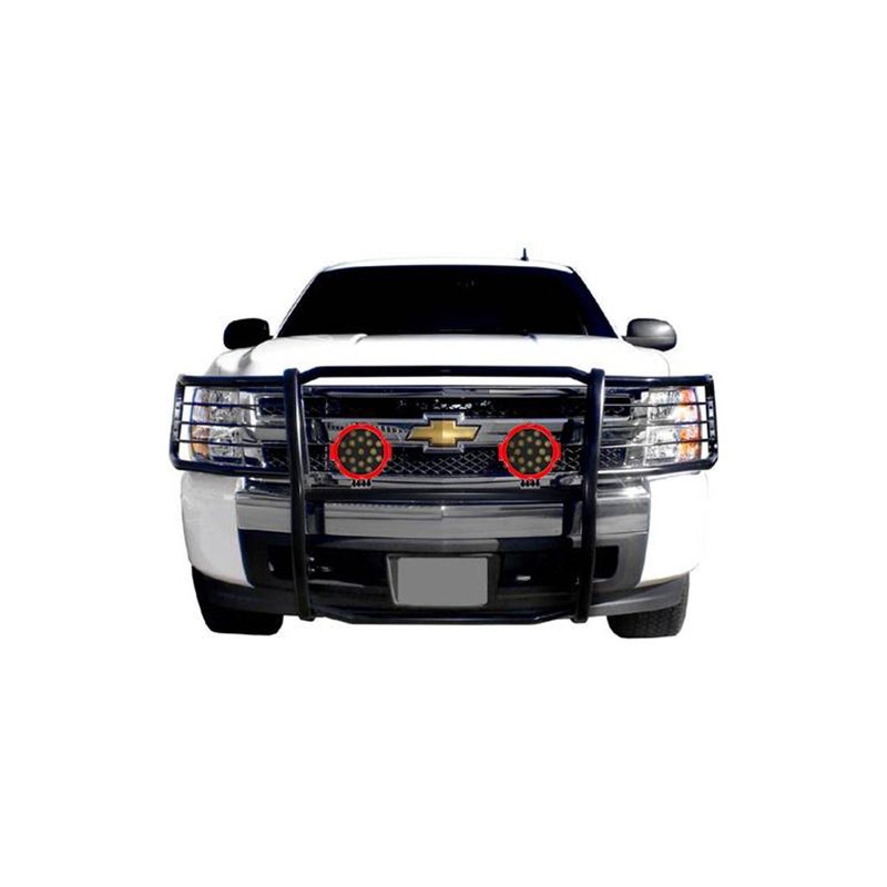 Fits 2014-2019 Chevy Silverado 1500 (BLK-17GT27MA-PLR)