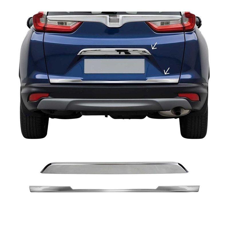 2017-2022 Honda CR-V Trunk Tailgate Door Handle Cover & Molding Trim Set Stainless Steel