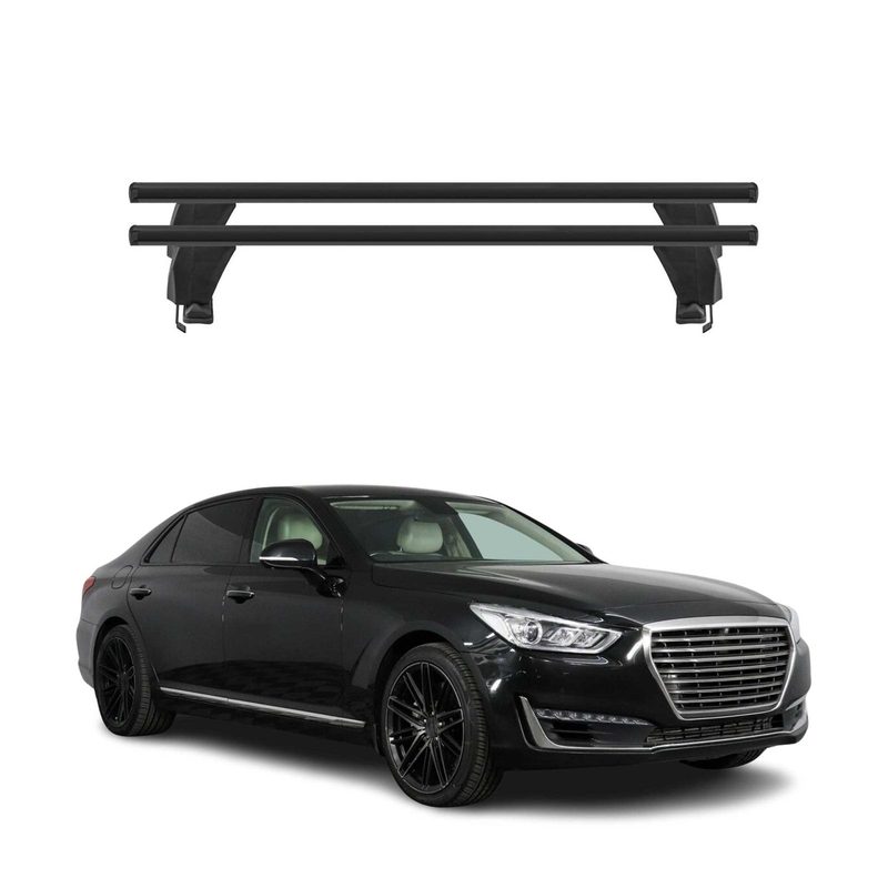 2017-2026 Genesis G90 Roof Rack Cross Bars Black