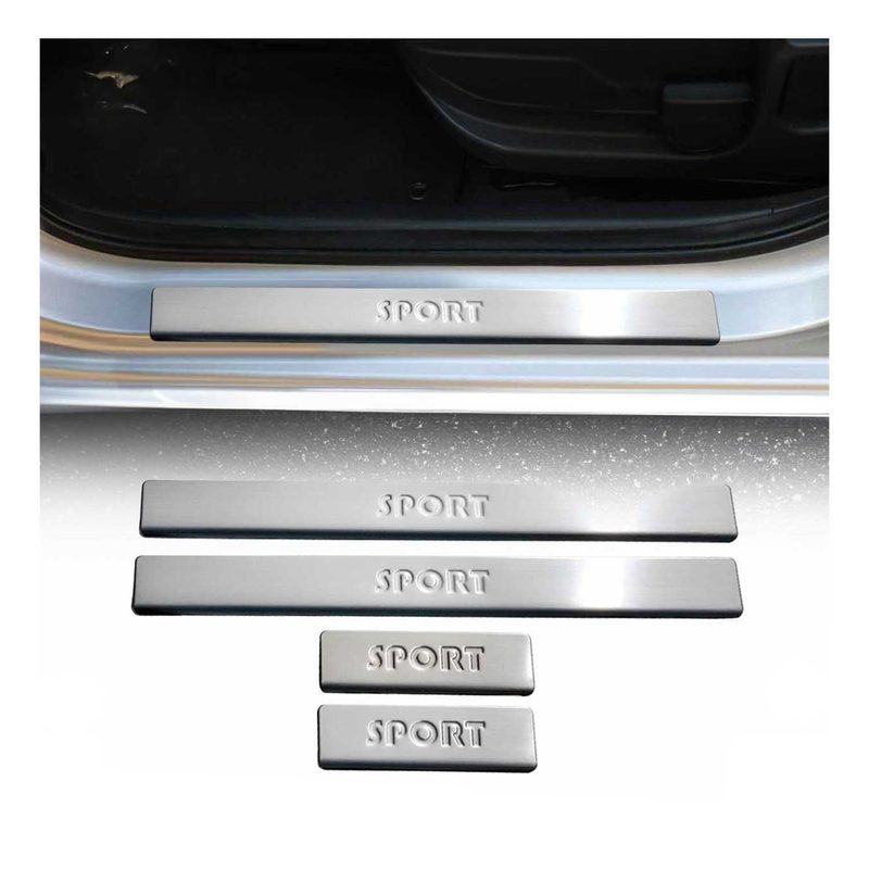 2000-2004 Ford Focus Hatchback Door Sill Scuff Plate Scratch Protector Stainless Steel