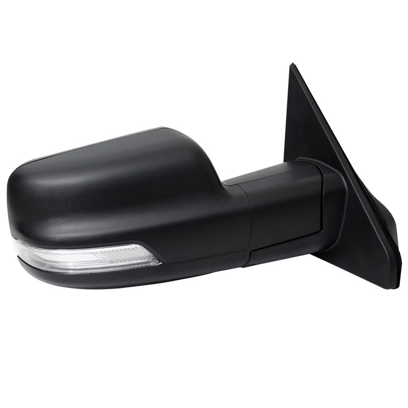 2019-2024 Dodge RAM 1500 Black Manual Fold & Heated Side Mirror Passenger