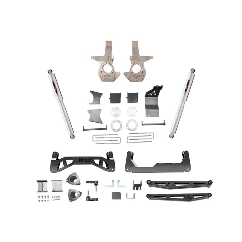 Fits 2014-2019 Chevy Silverado/GMC Sierra 1500 (BLT-150203BK)