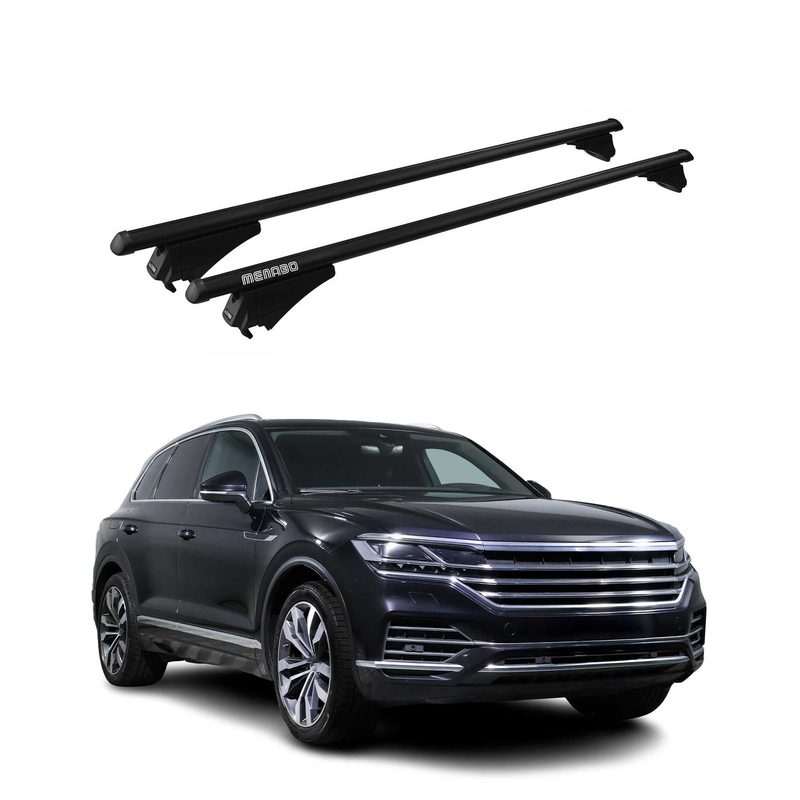 2018-2024 VW Touareg Roof Rack Cross Bars Black