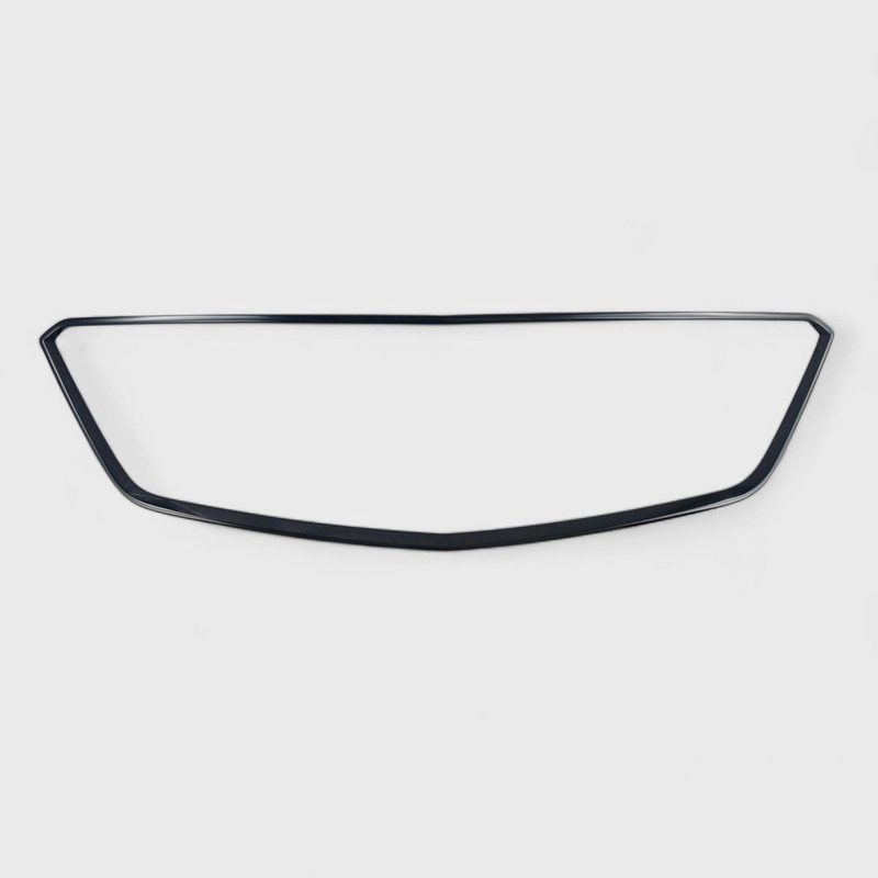 2019-2023 Cadillac XT4 Grille Overlay Gloss Black 1Pcs ABS Plastic