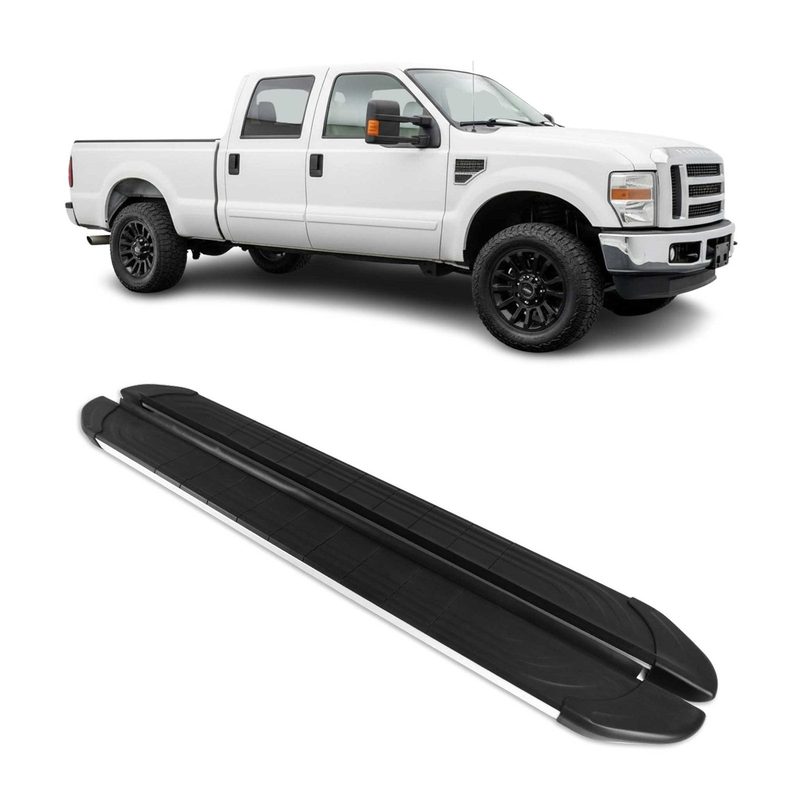 1999-2016 Ford F250/350/450/550 Nerf Bar Side Step Running Boards Aluminum 2Pcs
