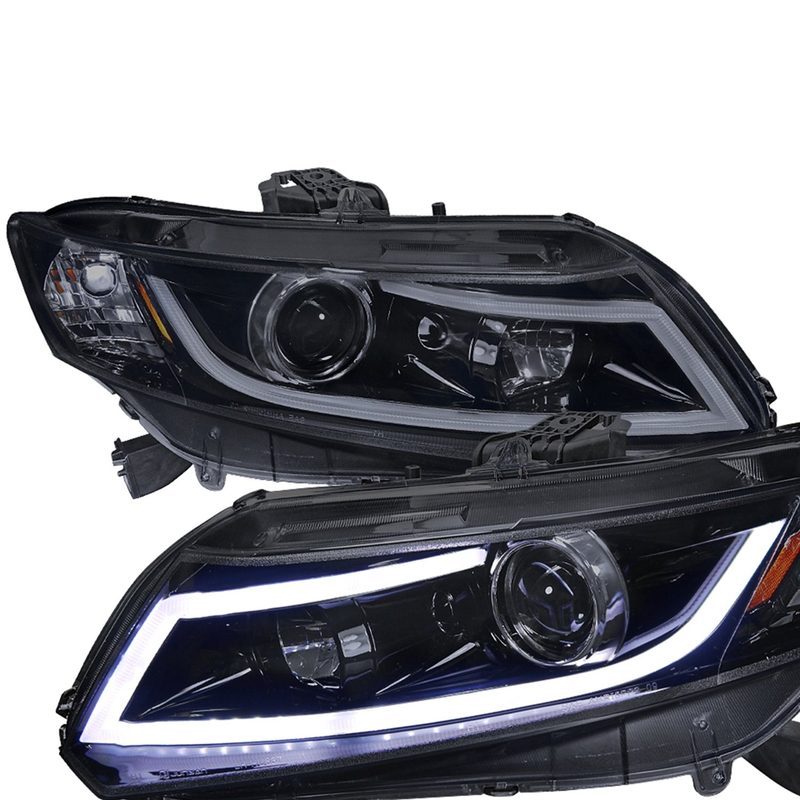 2012-2013 Honda Civic Coupe/ 12-2015 Civic Sedan LED Bar Projector Headlights