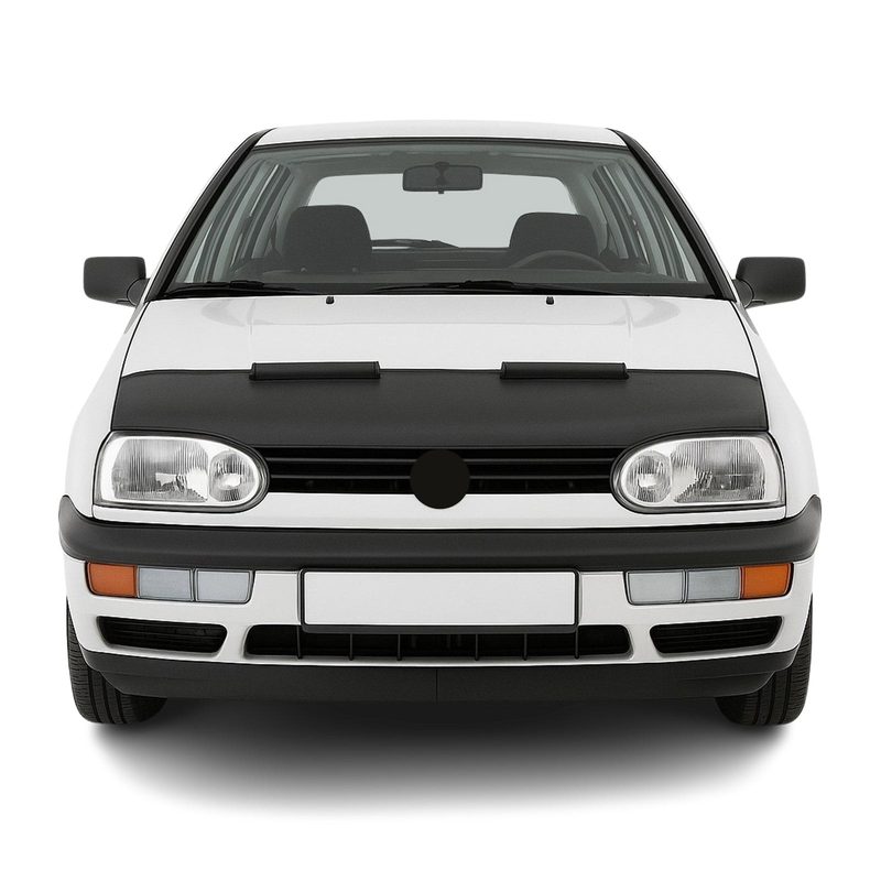 1991-1997 VW Golf Mk3 Car Bonnet Mask Hood Bra Black 1 Pc