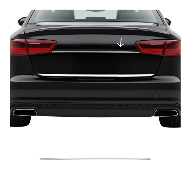 2012-2015 Audi A6 C7 Pre-Fl Sedan Trunk Door Handle Cover Stainless Steel