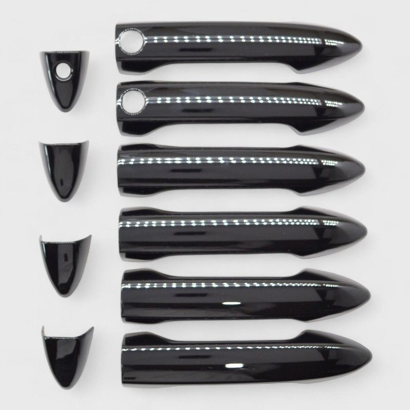 2017-2025 Honda Ridgeline Door Handle Cover Gloss Black 10Pcs ABS Plastic