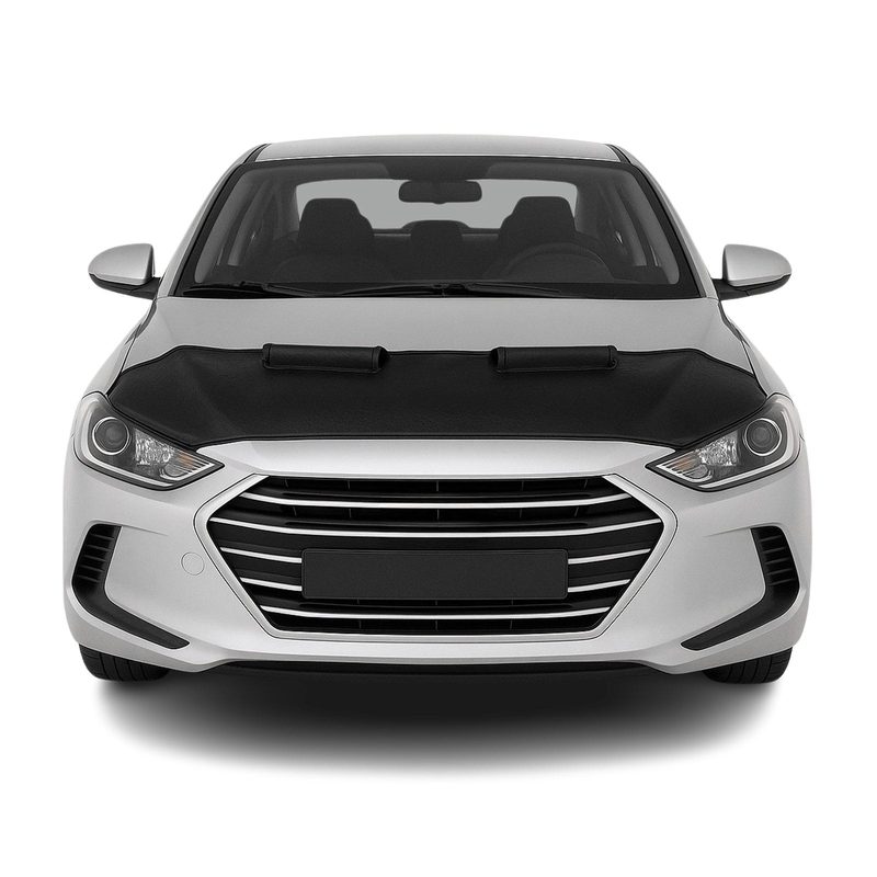 2017-2020 Hyundai Elantra Car Bonnet Mask Hood Bra Black 1 Pc