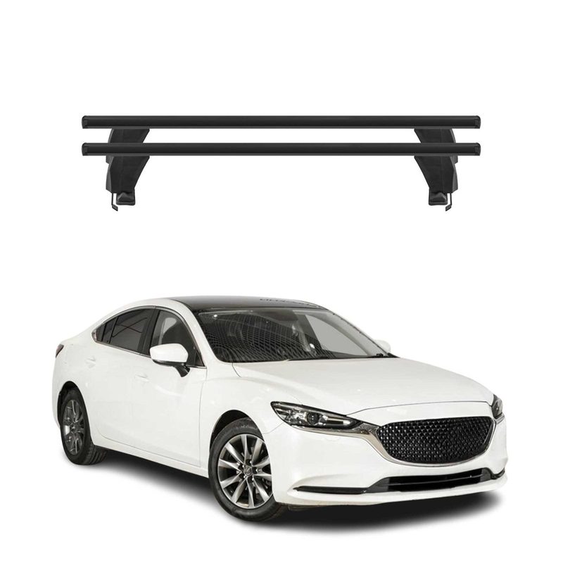 2018-2021 Mazda 6 Roof Rack Cross Bars Black