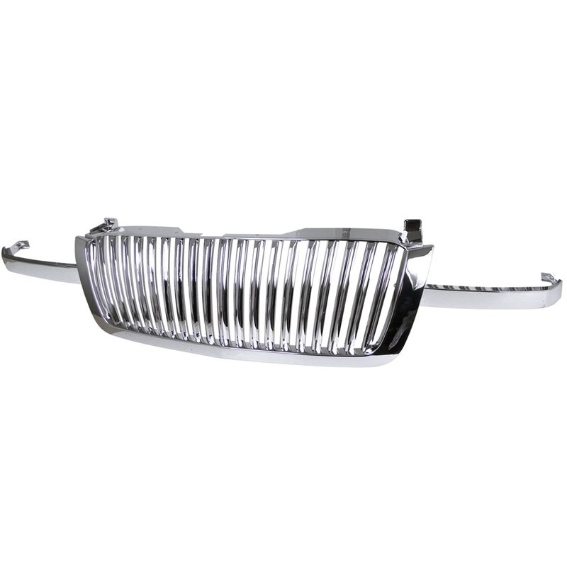 2003-2006 Chevy Silverado/Avalanche Chrome ABS Conversion Vertical Grille