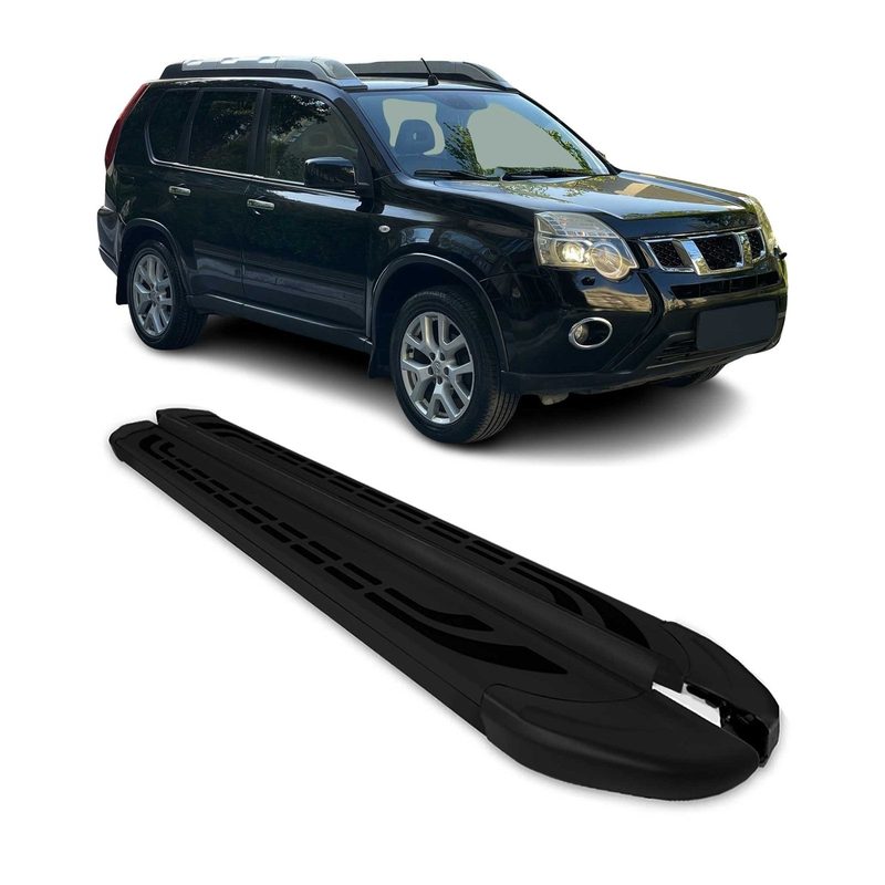2008-2013 Nissan Rogue Running Boards Side Steps Black