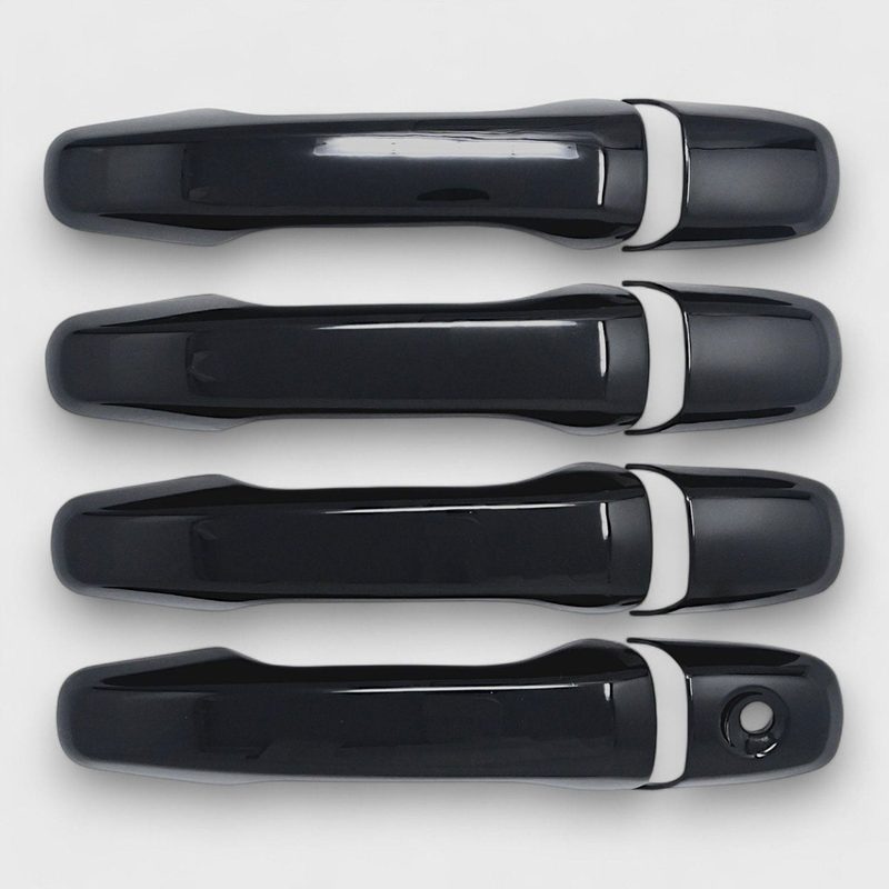 2011-2019 Ford Explorer Door Handle Cover Gloss Black 8Pcs ABS Plastic