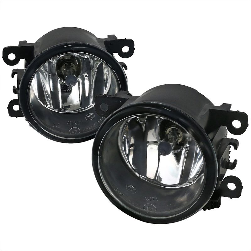 2016-2018 Honda Pilot H11 Fog Lights Kit Chrome Housing/Clear Lens
