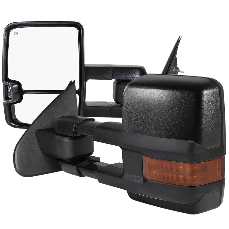2014-2018 Chevy Silverado/GMC Sierra Heated Manual Extendable Towing Mirrors