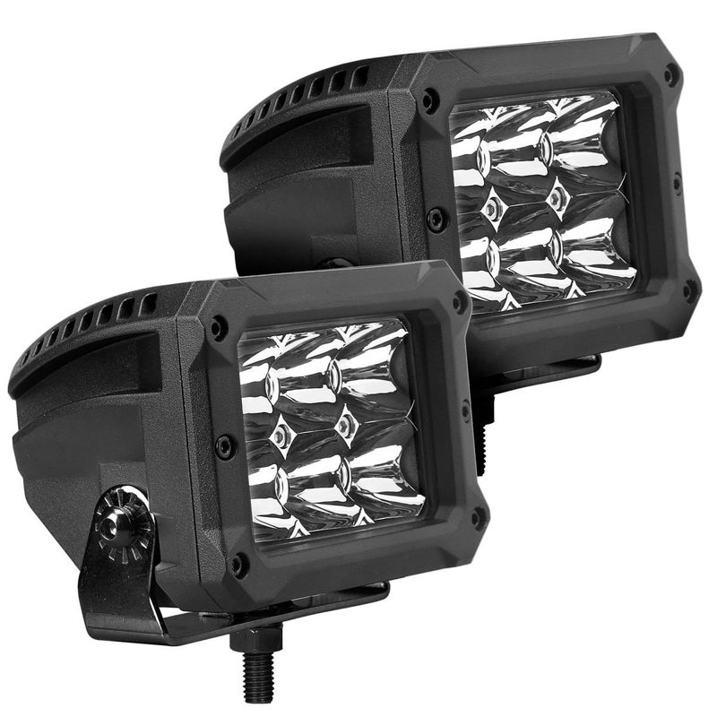 Par de Faros Rectangulares de 6 leds GR Bright Series Spot