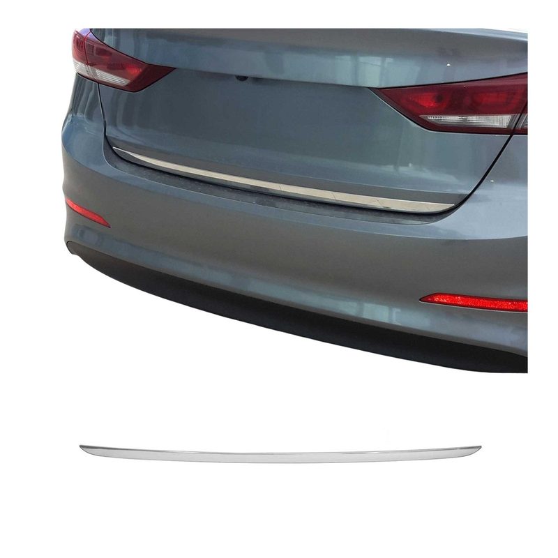2018-2020 Hyundai Elantra GT Rear Trunk Lid Molding Trim Stainless Steel Silver