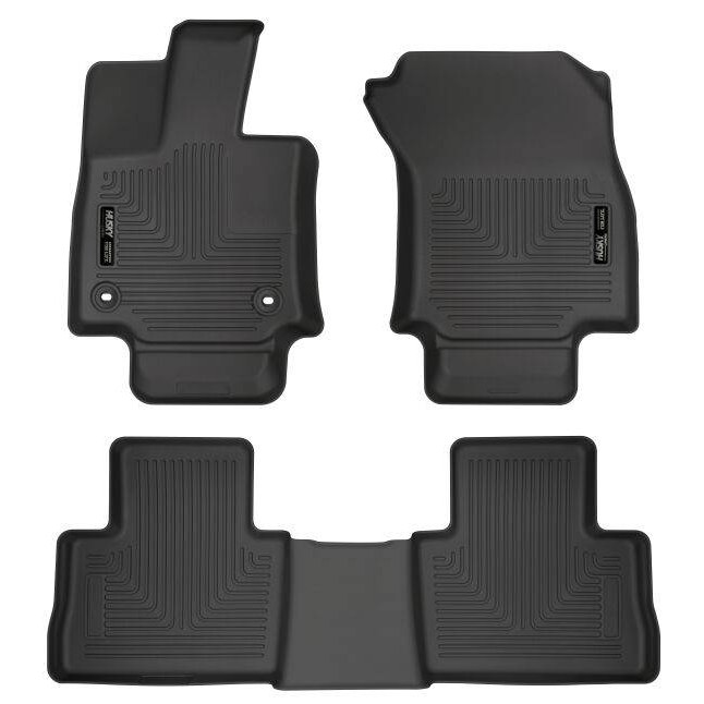 Tapetes Husky Weatherbeater 1ra y 2da Fila color Negro para Rav4 19-25