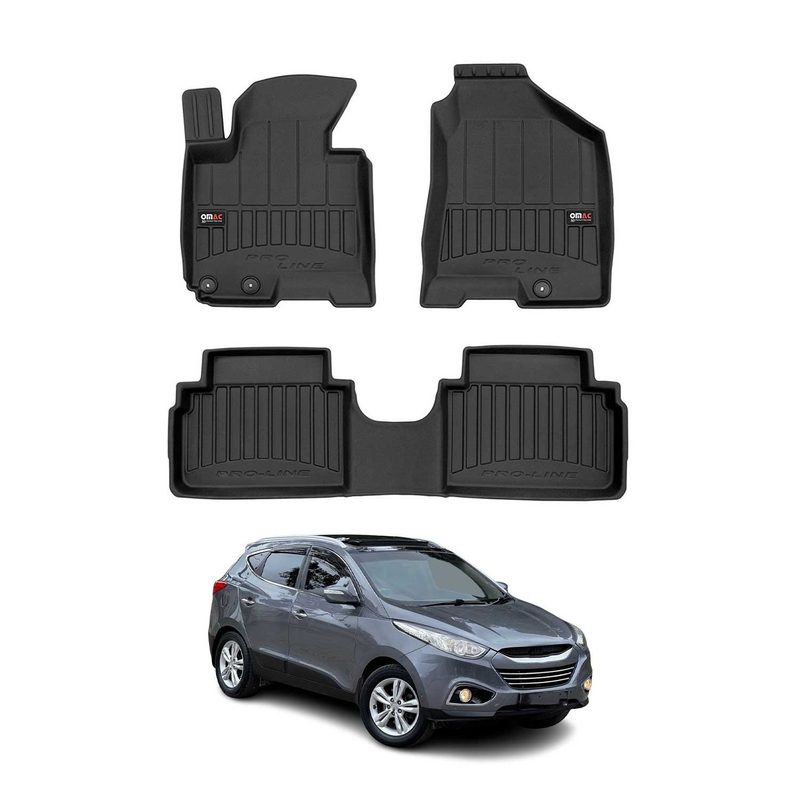 2010-2015 Hyundai Tucson Premium Floor Mats Liners Full Set All Weather Heavy Duty