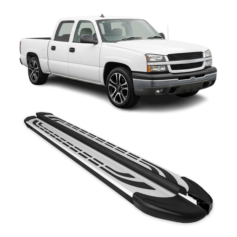 2001-2019 Chevrolet Silverado / GMC Sierra Nerf Bar Side Step Running Boards Alu