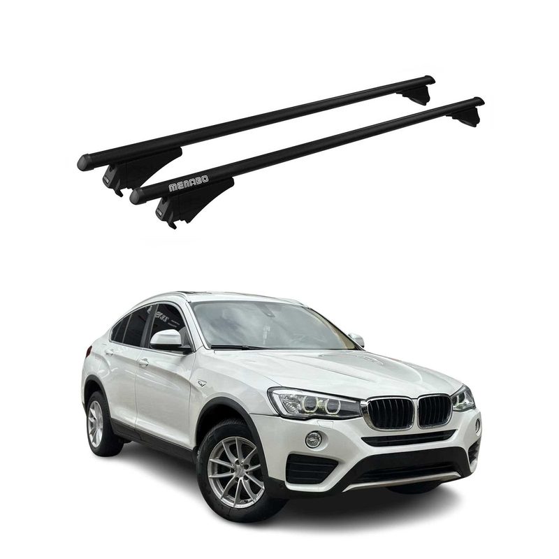 2015-2018 BMW X4 F26 Roof Rack Cross Bars Black