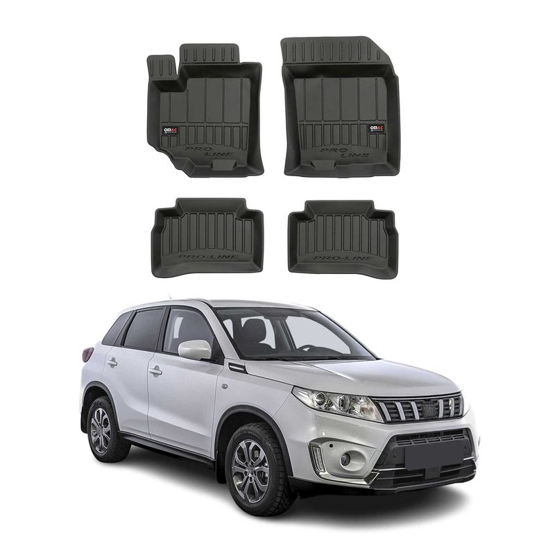 2015-2024 Suzuki Vitara Premium Floor Mats Liners Full Set All Weather Heavy Duty
