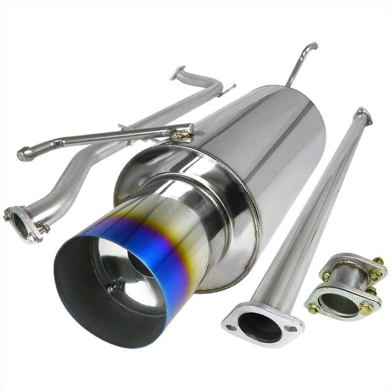 1998-2002 Honda Accord N1 Style Catback Exhaust System Burnt Tip