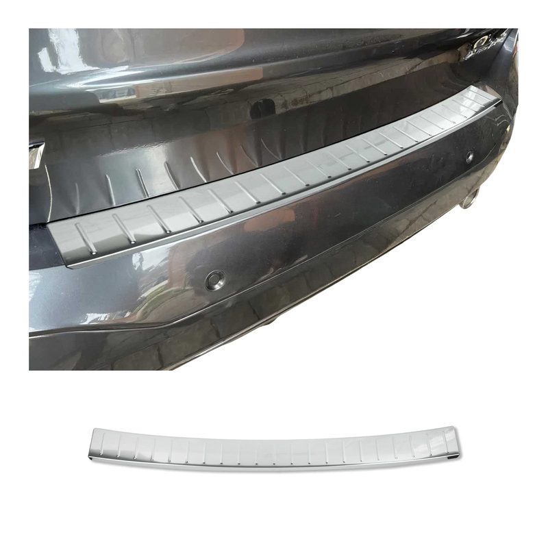 2015-2022 BMW X1 F48 Rear Bumper Sill Cover Protector Guard Stainless Steel