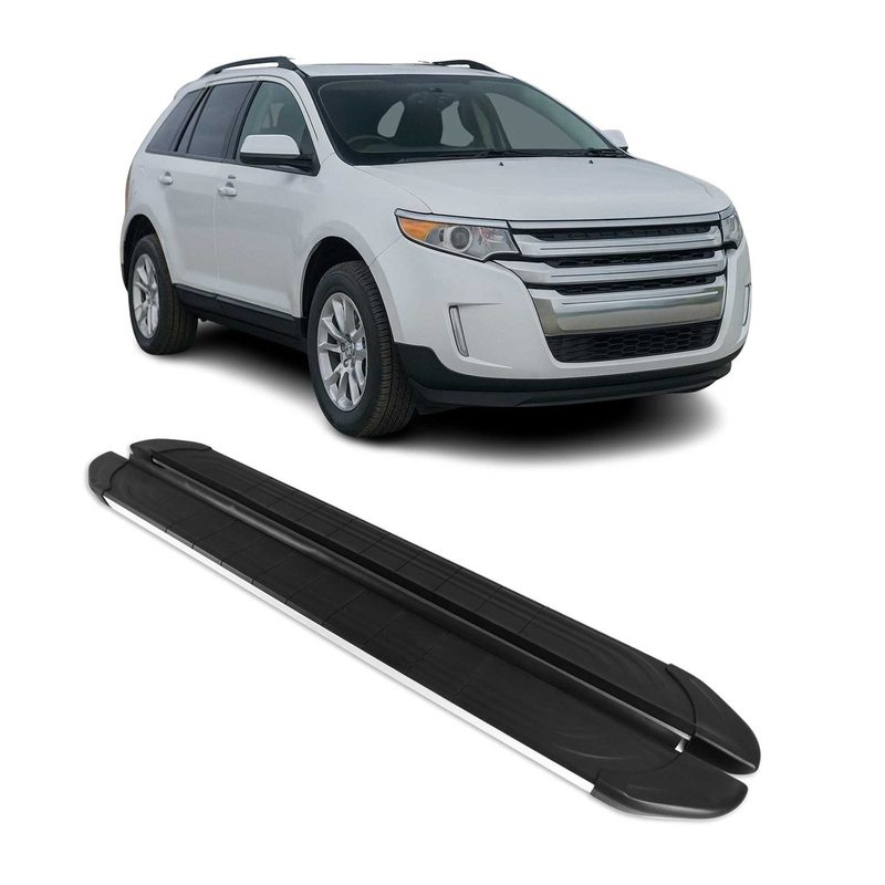 2007-2014 Ford Edge Nerf Bar Side Step Running Boards Alu 2x