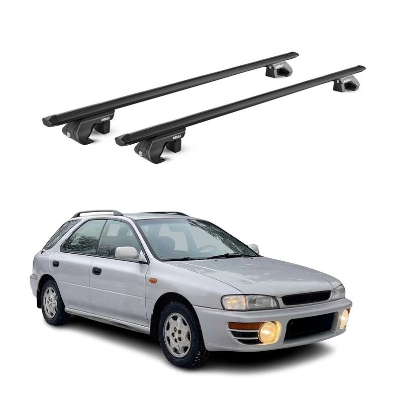 1992-2011 Subaru Impreza Wagon Roof Rack Cross Bars Black