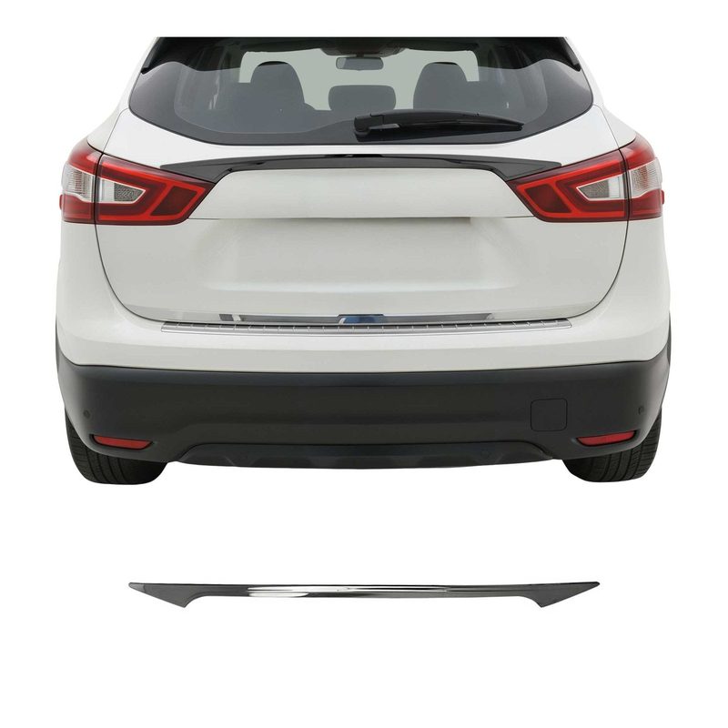 2017-2022 Nissan Rogue Sport Rear Trunk Tailgate Handle Cover Stainless Steel Dark