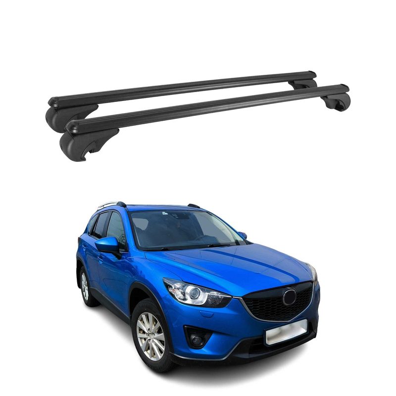 2013-2016 Mazda CX-5 Roof Rack Cross Bars Black
