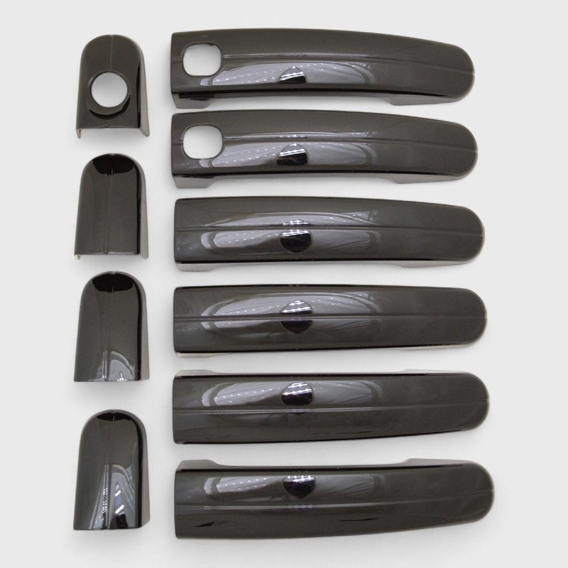 2013-2019 Ford Escape / Nissan Sentra Door Handle Cover Gloss Black 10Pcs ABS Plastic