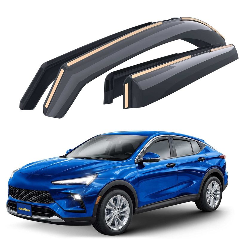 Goodyear Wind Deflectors for Buick Envista 2024-2026 In-channel Premium Smoke 4x