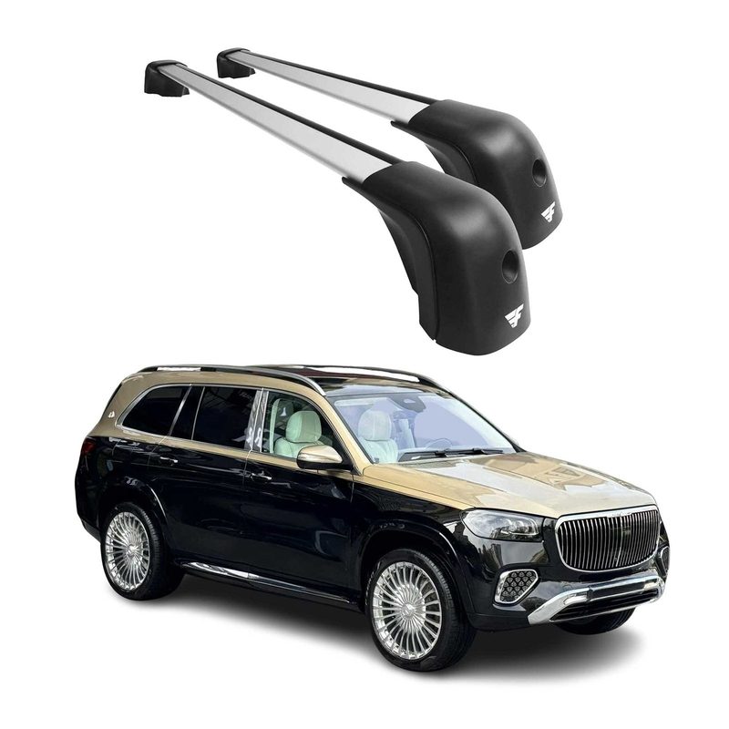 2020-2026 Mercedes GLS Class X167 Roof Racks Cross Bars Silver